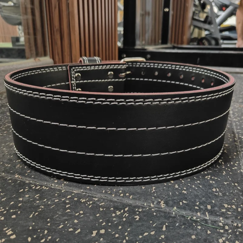 Fitness Weight Lifting Belt for Men & Women, Smooth PU Gym Belts,for Support Weight Belt for Powerlifting, Strength Training thumbnail 3