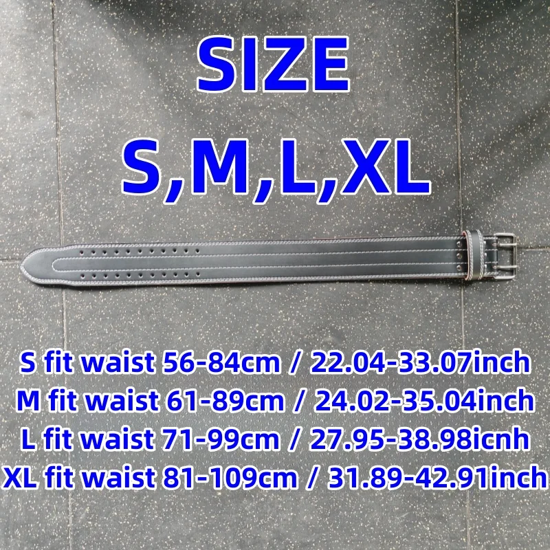 Fitness Weight Lifting Belt for Men & Women, Smooth PU Gym Belts,for Support Weight Belt for Powerlifting, Strength Training thumbnail 2