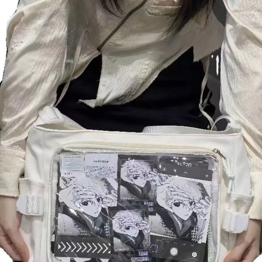 Daily Versatile Y2k Ulzzang Ita Bag One Shoulder Class Crossbody School Bag Harajuku Girls' Large Capacity Casual Itabag thumbnail 2