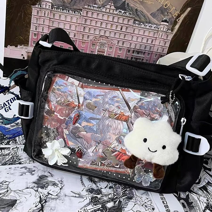 Daily Versatile Y2k Ulzzang Ita Bag One Shoulder Class Crossbody School Bag Harajuku Girls' Large Capacity Casual Itabag thumbnail 3