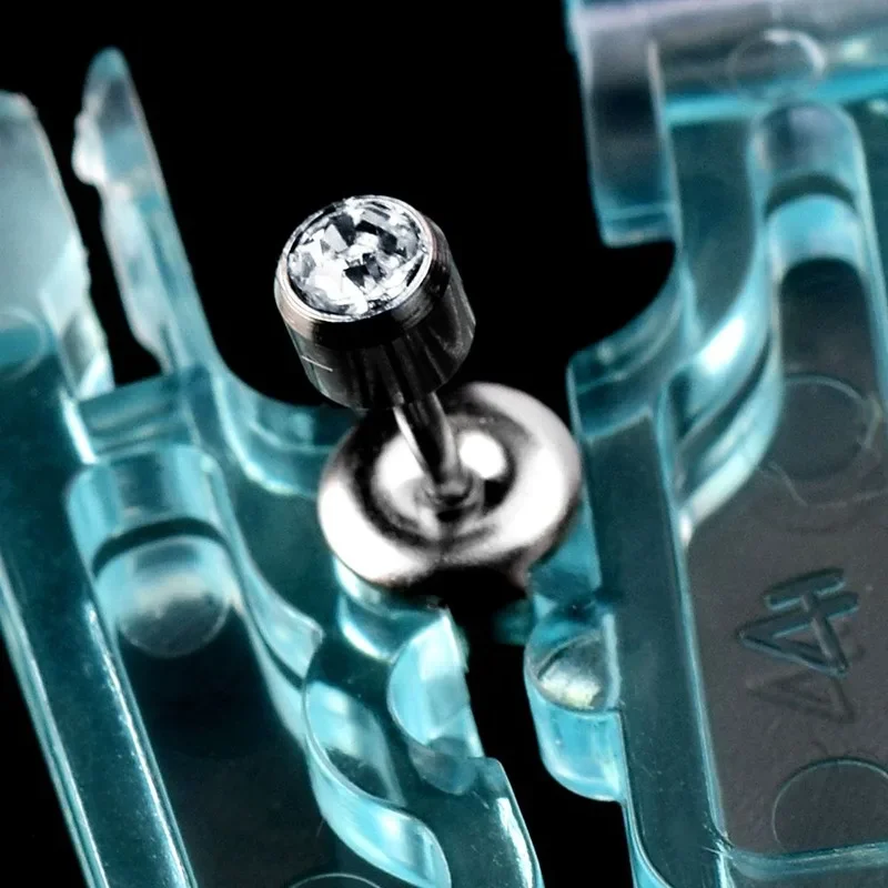 Fashion Blue Ear Piercing Gun Kit Asepsis Disposable Healthy Safety Nose Earring Piercer Tool Set Machine Kit Studs Body Jewelry thumbnail 6