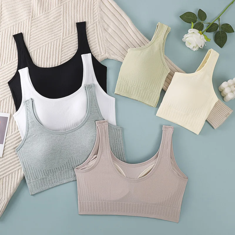 Breathable Sports Bra Anti-Sweat Fitness Top Women Seamless Yoga Bra Shockproof Crop Top Push Up Sport Bra Gym Workout Top thumbnail 3