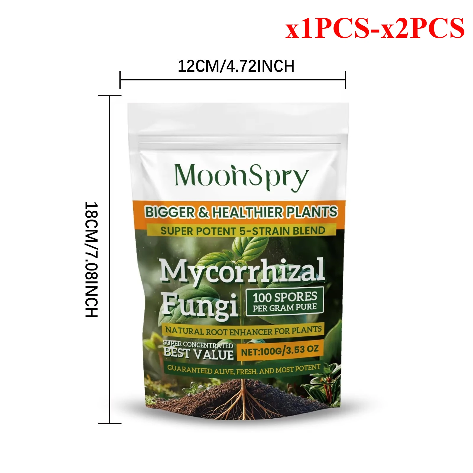 Organic plant root system enhancement powder; garden flower plant root supplement nutrition improve soil plant nutrition powder thumbnail 6