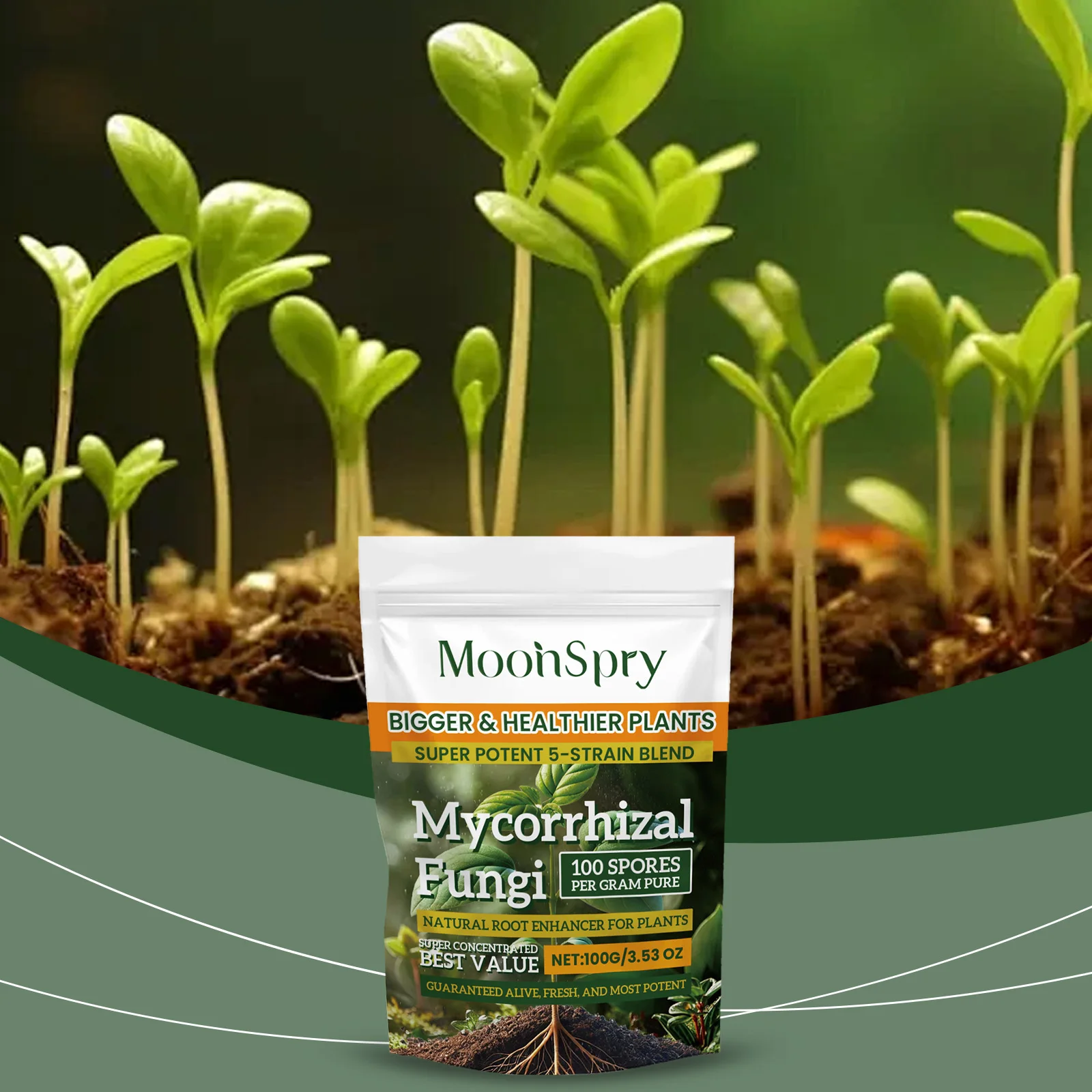 Organic plant root system enhancement powder; garden flower plant root supplement nutrition improve soil plant nutrition powder thumbnail 4