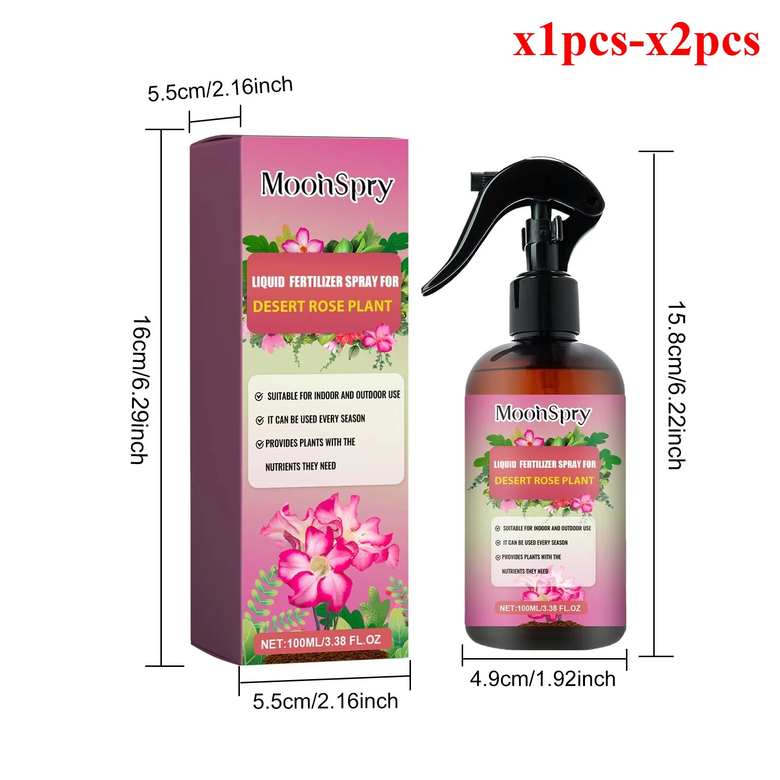 Desert Rose Fertilizer Spray; Desert Rose Special Fertilizer Soil Nutrient Seedling Strengthening Fertilizer thumbnail 6