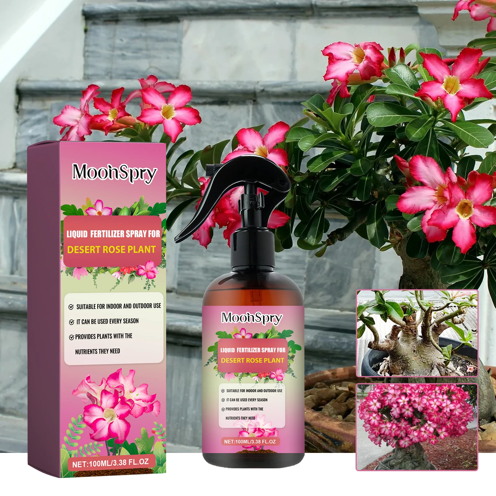 Desert Rose Fertilizer Spray; Desert Rose Special Fertilizer Soil Nutrient Seedling Strengthening Fertilizer thumbnail 5