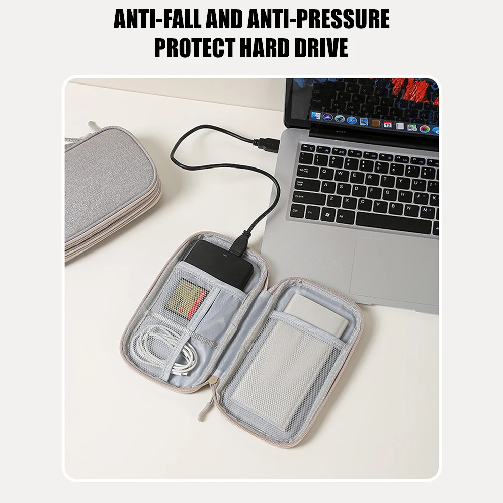 Travel Portable Digital Accessories Storage Bag Organizer of Mobile Phone Bag U Disk Charging Bank Mobile Data Cable Storage Bag thumbnail 4