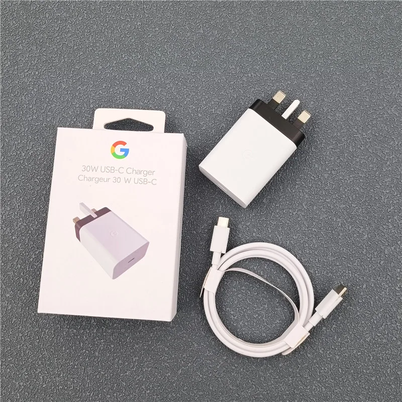 For Google 30W PD Fast Charger For Google 8 7 9 Pro 8A 7A 6A 5A 4XL 4A EU/US/UK Power Wall Charge Adapter  USB C to USB C Cable thumbnail 6