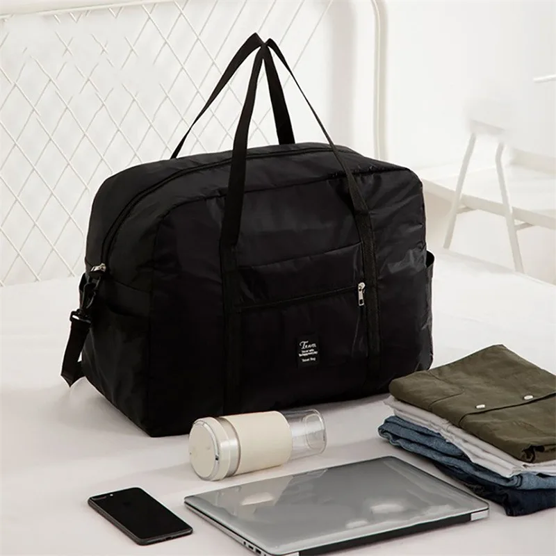 Travel Bags Large Capacity Foldable Clothes Luggage Organizer Waterproof Handbags Women Men Travel Clothes Storage Organizer thumbnail 6