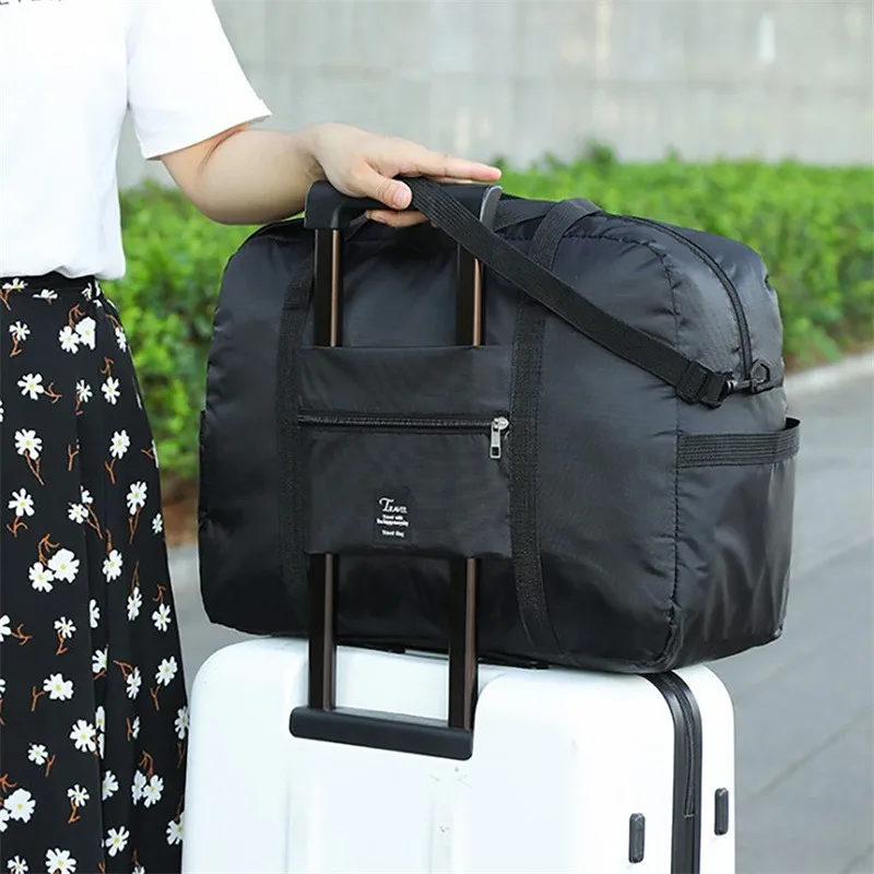 Travel Bags Large Capacity Foldable Clothes Luggage Organizer Waterproof Handbags Women Men Travel Clothes Storage Organizer thumbnail 2