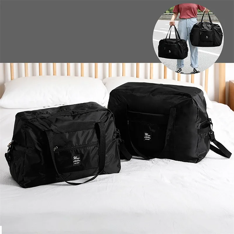 Travel Bags Large Capacity Foldable Clothes Luggage Organizer Waterproof Handbags Women Men Travel Clothes Storage Organizer thumbnail 5