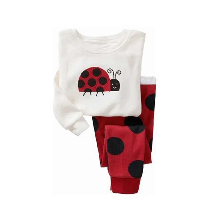 kids pajamas set baby pijama boys animal embroidery sleepwear girls cute 100% cotton soft nightwear children clothing homewear thumbnail 4