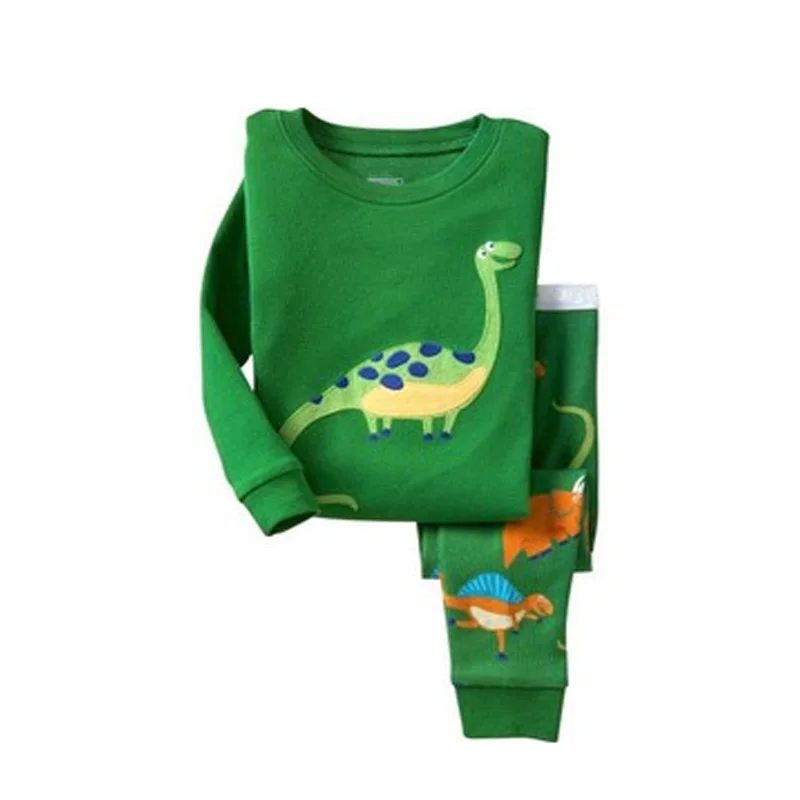 kids pajamas set baby pijama boys animal embroidery sleepwear girls cute 100% cotton soft nightwear children clothing homewear thumbnail 6