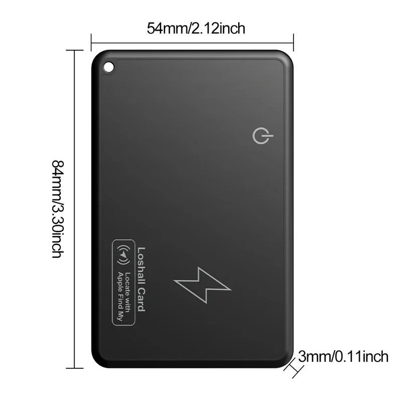 Mini Wallet Tracker Card Wireless Charging Tracking Location Waterproof GPS Locator Work with Apple Find My App Tracker for IOS thumbnail 6