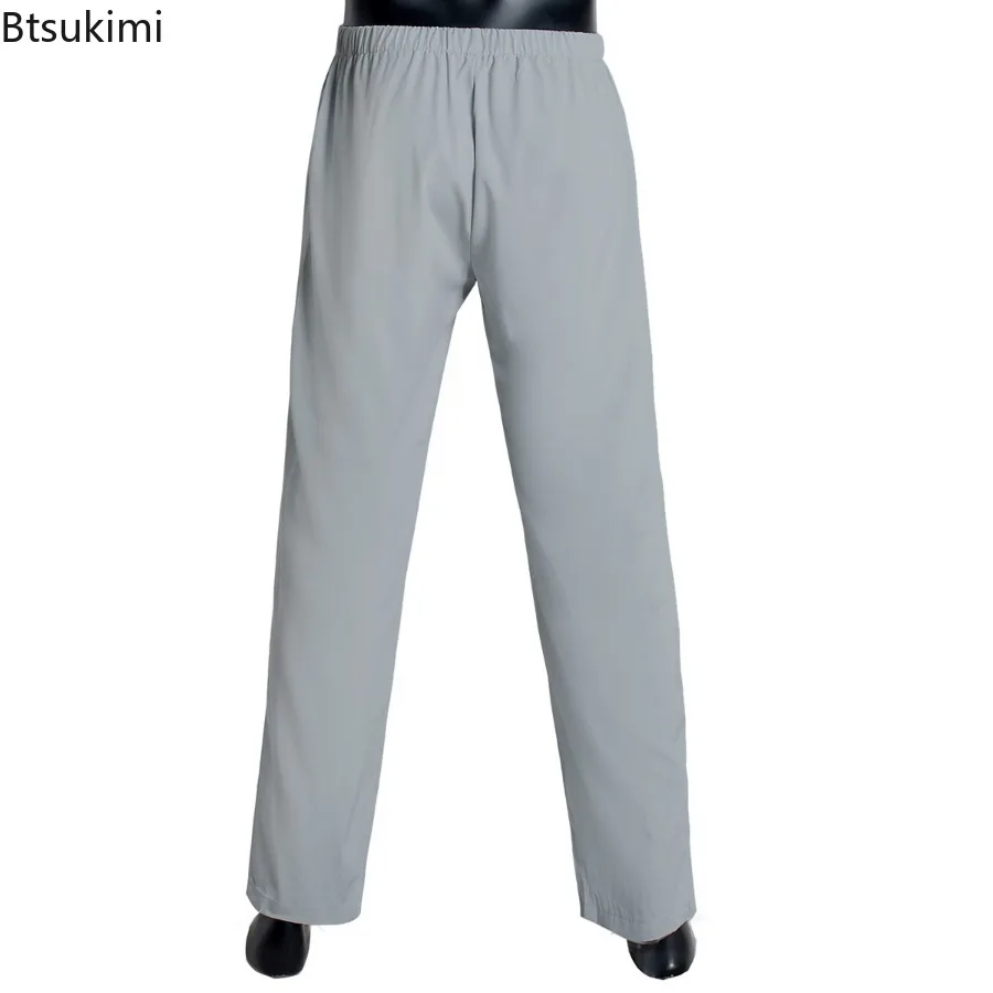 Ramadan Men Casual Muslim Long Trousers Islamic Clothing Arabic Pant Dubai Saudi Middle East Trouser Dishdasha Outdoor Bottoms thumbnail 2