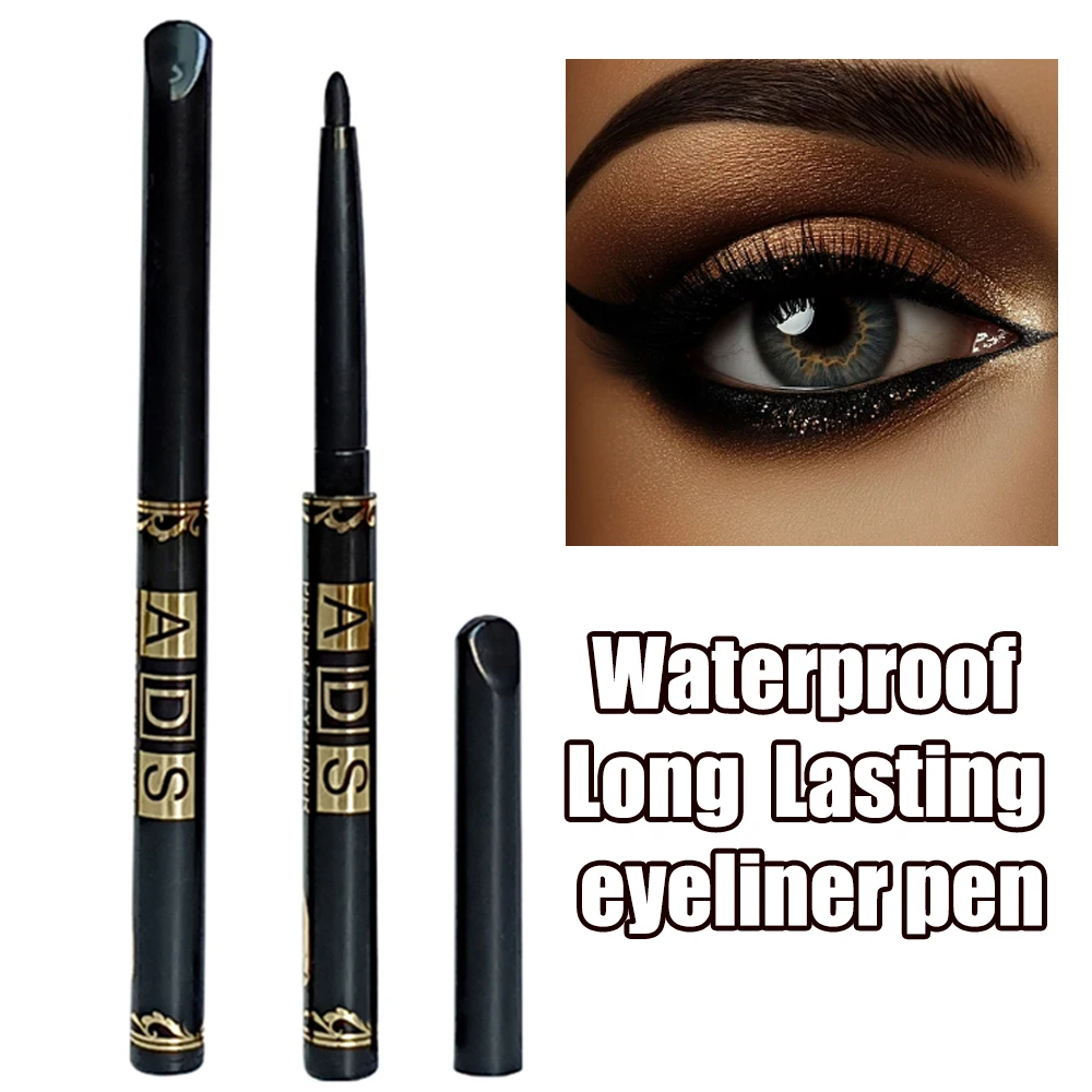 2Pcs Waterproof Black Brown Eyeliner Pencils-Smudge-Proof, Long-Lasting &Beginner-Friendly Smooth High Pigmented Punk Eye Makeup thumbnail 2