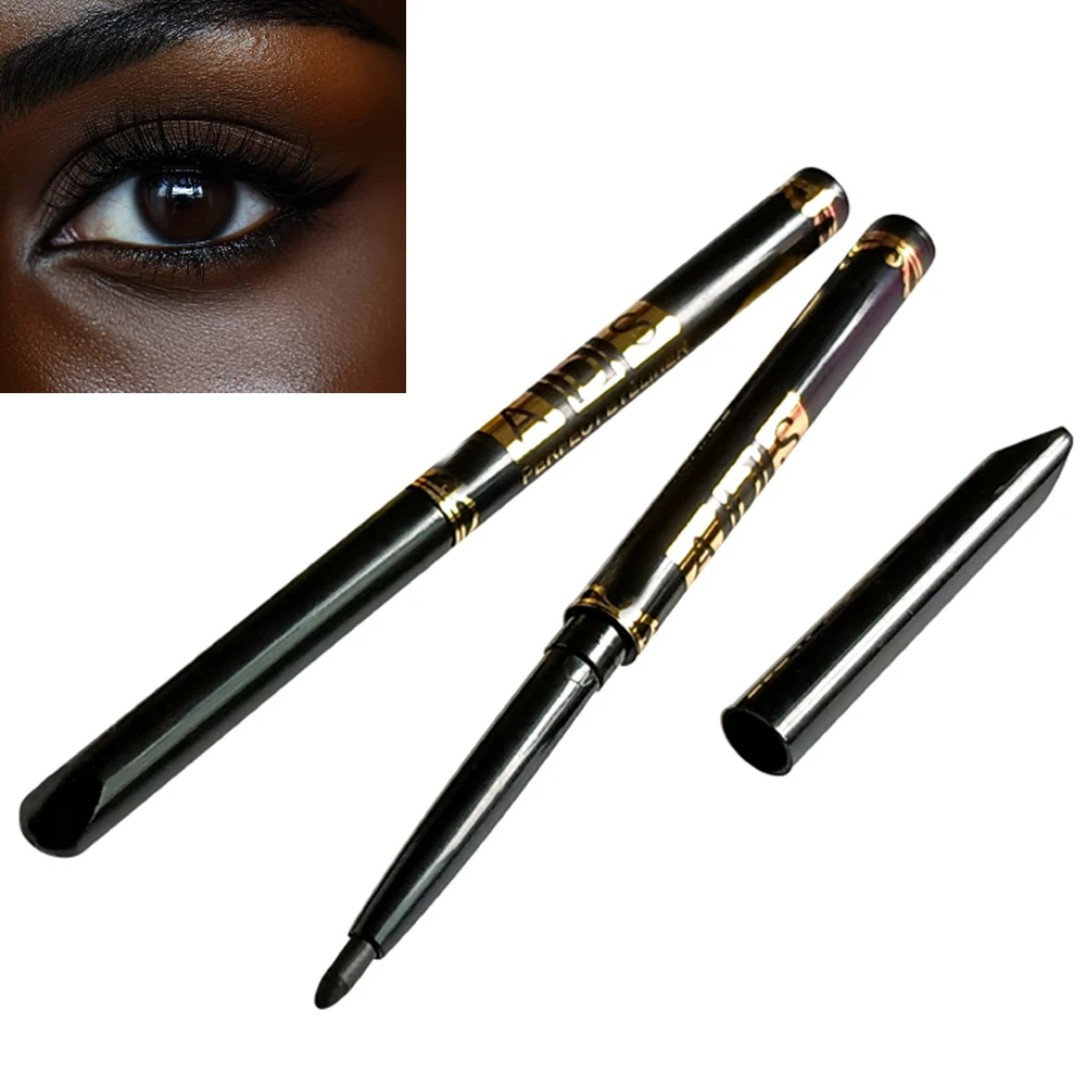 2Pcs Waterproof Black Brown Eyeliner Pencils-Smudge-Proof, Long-Lasting &Beginner-Friendly Smooth High Pigmented Punk Eye Makeup thumbnail 4
