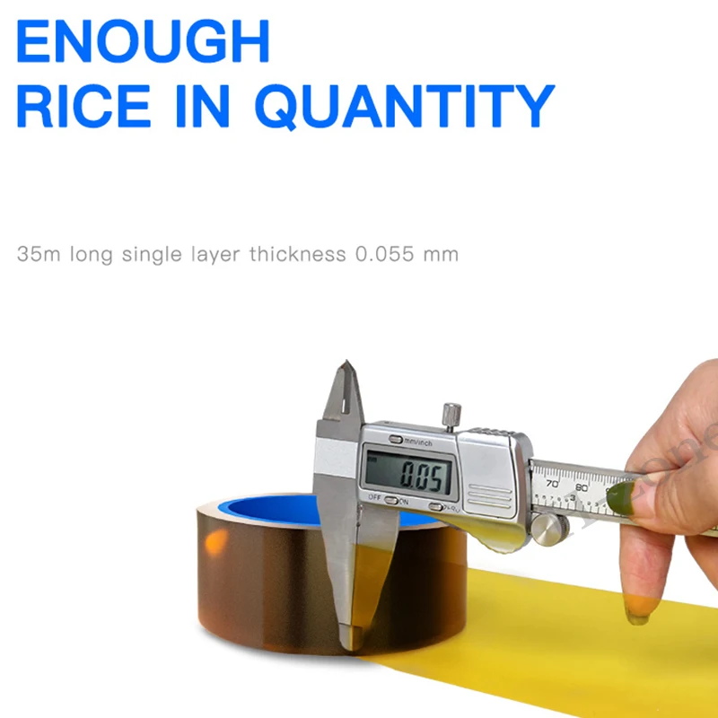 Mechanic High-temperature Resistant Tape Polyimide Sticker Phone PCB Circuit Board Battery Wrap Protection Repair Isolate Tool thumbnail 3