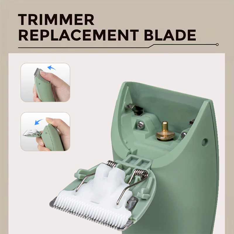 Body Trimmer for Men Beard Face, Hair, Body and Intimate Hair Trimmer Body Shaver Groomer Ceramic Male Electric Hair Clipper thumbnail 2