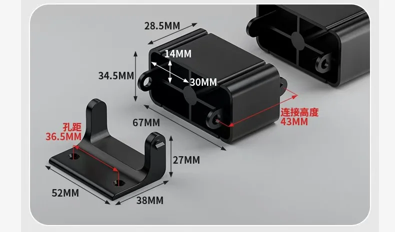 ISRTAO under Desk Cable Management Tray Snake Cable Organizer Workstation Cable Spine Wire Management System for Desktop thumbnail 4