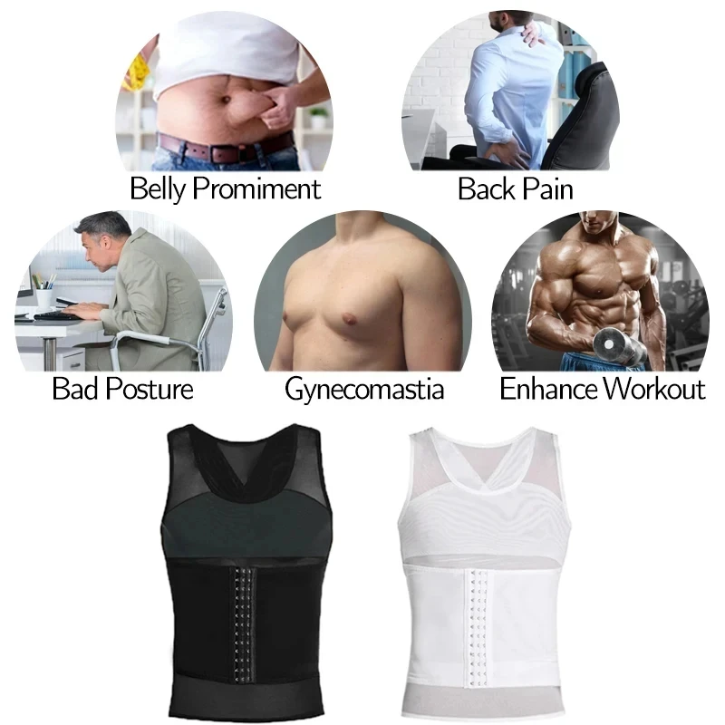 Men Compression Clothing Bodybuilding Mesh Vest Gym Fitness Sweatshirt Male Tracksuit Homme Athletic Tops Workout Tank Tops thumbnail 6