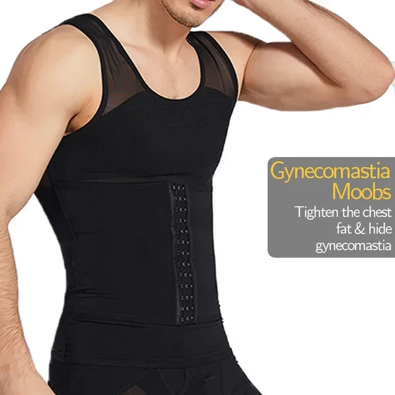 Men Compression Clothing Bodybuilding Mesh Vest Gym Fitness Sweatshirt Male Tracksuit Homme Athletic Tops Workout Tank Tops thumbnail 5