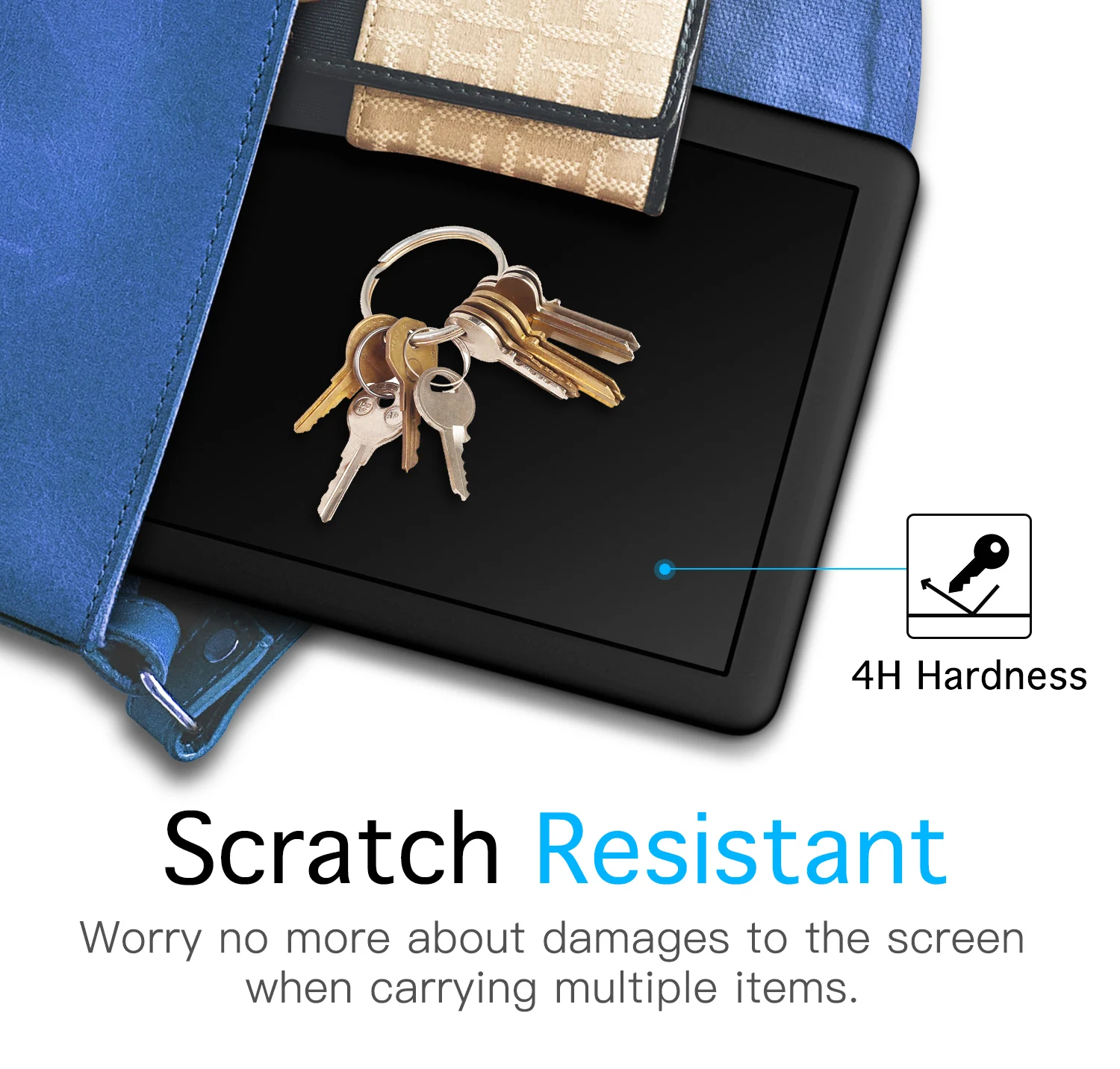 2 Pack Screen Protector for 6" All-New Kindle 11th Generation 2024/2022, Kindle 10th Generation 2019,Full Covera Coverage PET thumbnail 4