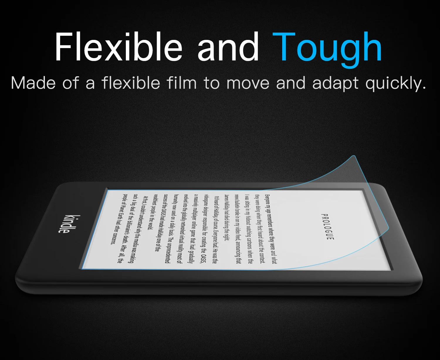2 Pack Screen Protector for 6" All-New Kindle 11th Generation 2024/2022, Kindle 10th Generation 2019,Full Covera Coverage PET thumbnail 6