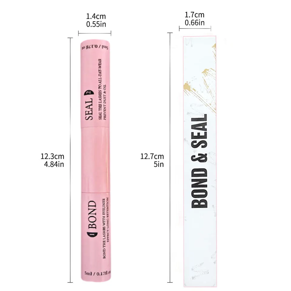 Lash Bond and Seal 10ml Individual Lashes Glue and Seal Super Strong Hold Lash Extension and Lash Glue Remover 5ml Tweezers Kit thumbnail 3