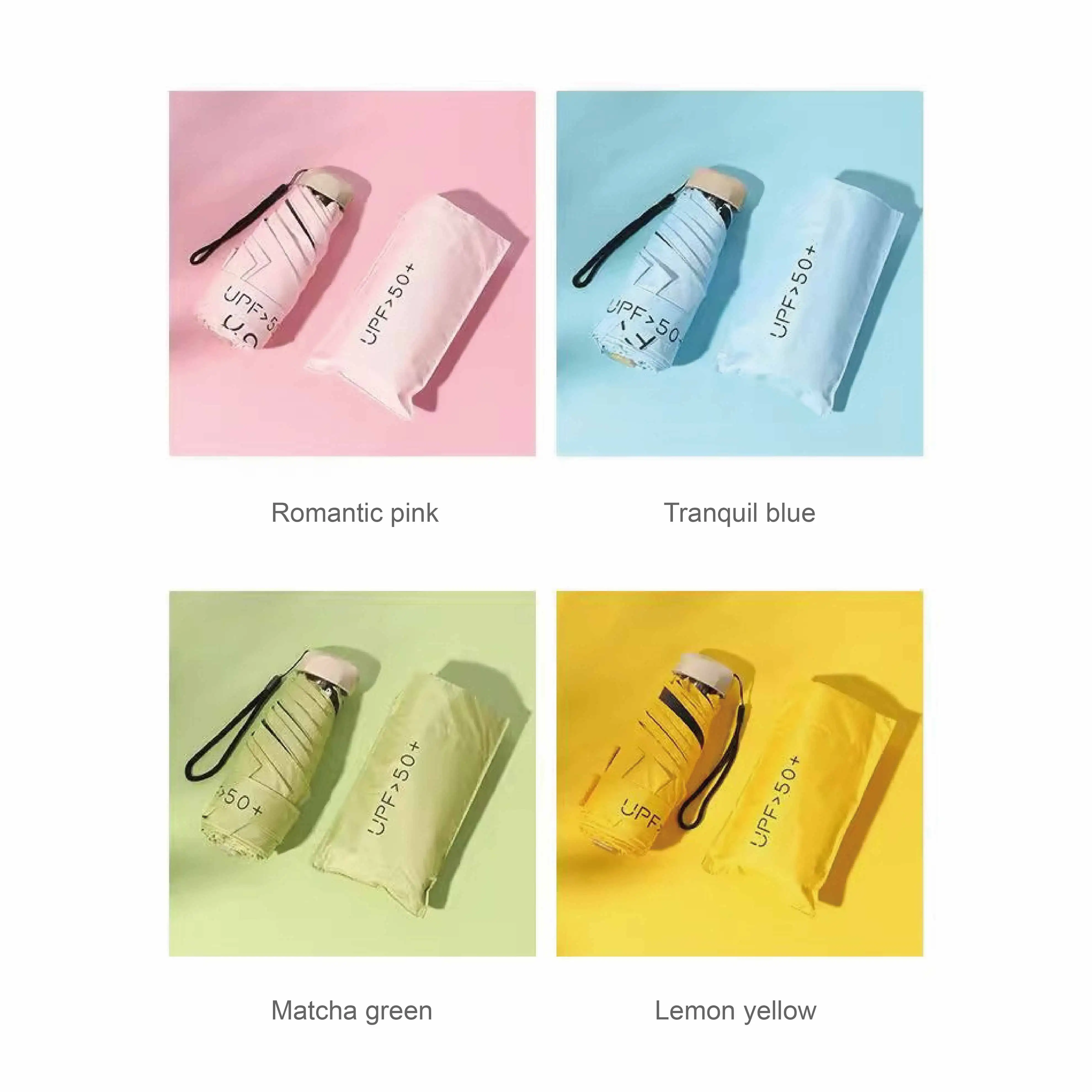 Mini five-fold umbrella sun protection sun umbrella sun protection anti-ultraviolet small and portable men and women fashion sun thumbnail 4