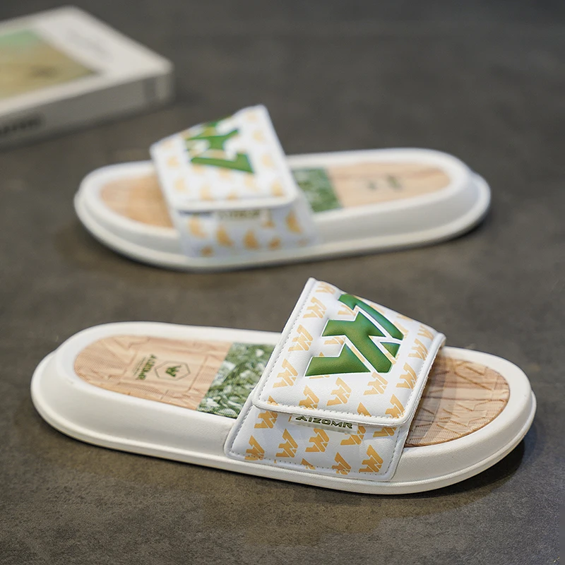 Men's Slippers Non-Slip Wear-Resistant Casual Home Outdoor Sports Summer Trend New Fashion Men's Shoes thumbnail 2