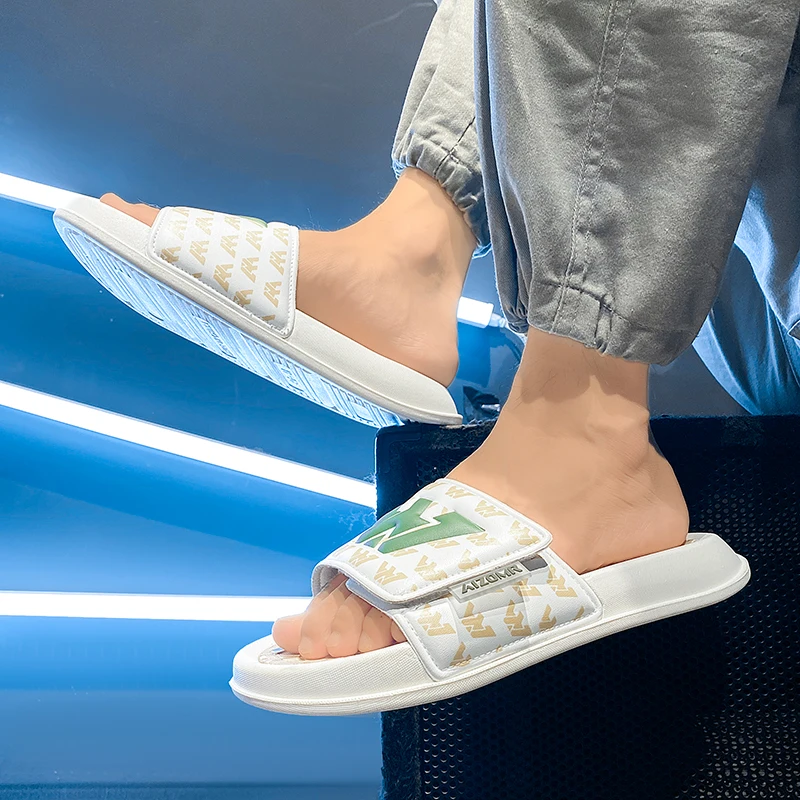 Men's Slippers Non-Slip Wear-Resistant Casual Home Outdoor Sports Summer Trend New Fashion Men's Shoes thumbnail 6