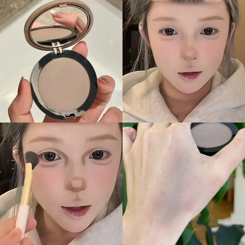 Face Brightening Contouring Makeup Palette Matte Cement Grey Brown Nose Shadow Contouring Modify Natural High Nose Bridge Makeup thumbnail 4