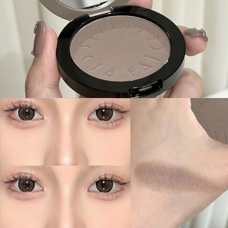 Face Brightening Contouring Makeup Palette Matte Cement Grey Brown Nose Shadow Contouring Modify Natural High Nose Bridge Makeup thumbnail 3
