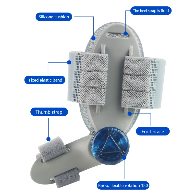 Bunion Corrector Foot Hallux Valgus Braces Rotatable Toe Separator Straightener Adjustable Pedicure Finger Toe Corrector Unisex thumbnail 2