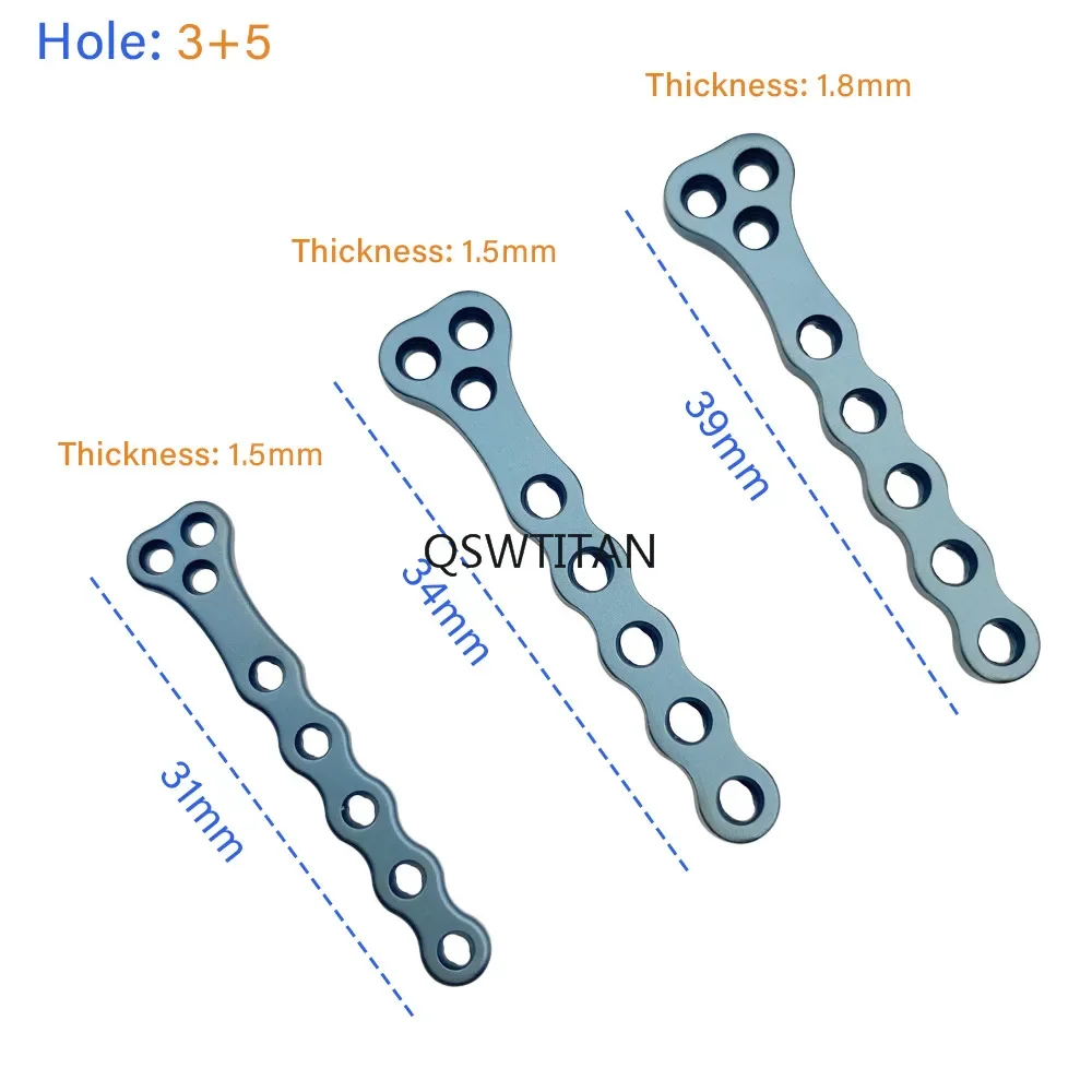 T Locking Plate Veterinaria Pets Orthopedic Surgical Instruments Medical Equipments Titanium Alloy thumbnail 4