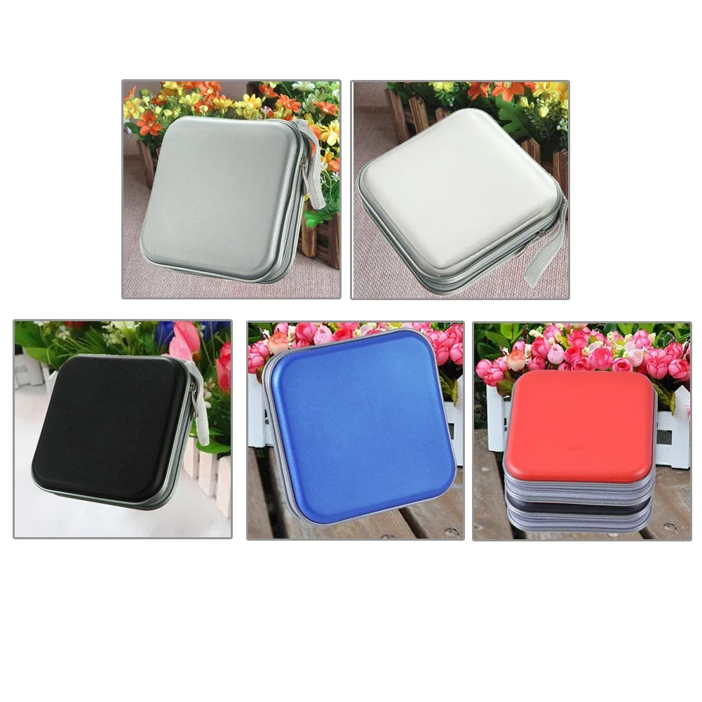 40 Capacity Compression CD Package Portable CD DVD Case Storage Bag with Zipper for Home Car CD Album Box Disc Pack Organizer thumbnail 3