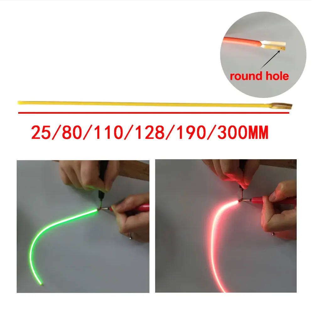 LED Flexible Filament DC3V 25/80/110/128/190/300MM Positive Negative Same End Edison Bulb Lamp Parts DIY Diode Decorative Lamp thumbnail 2