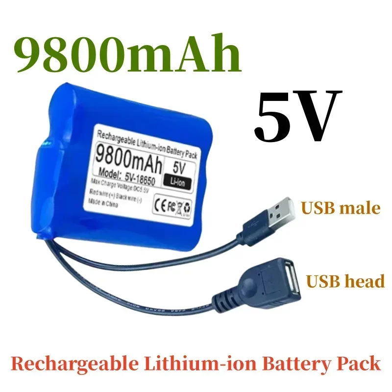 New Rechargeable Single Chip Microcomputer for 5V 6800mAh-12800mAh Lithium Battery Outdoor LED Lamp,USB Fan,Bluetooth Speaker thumbnail 5