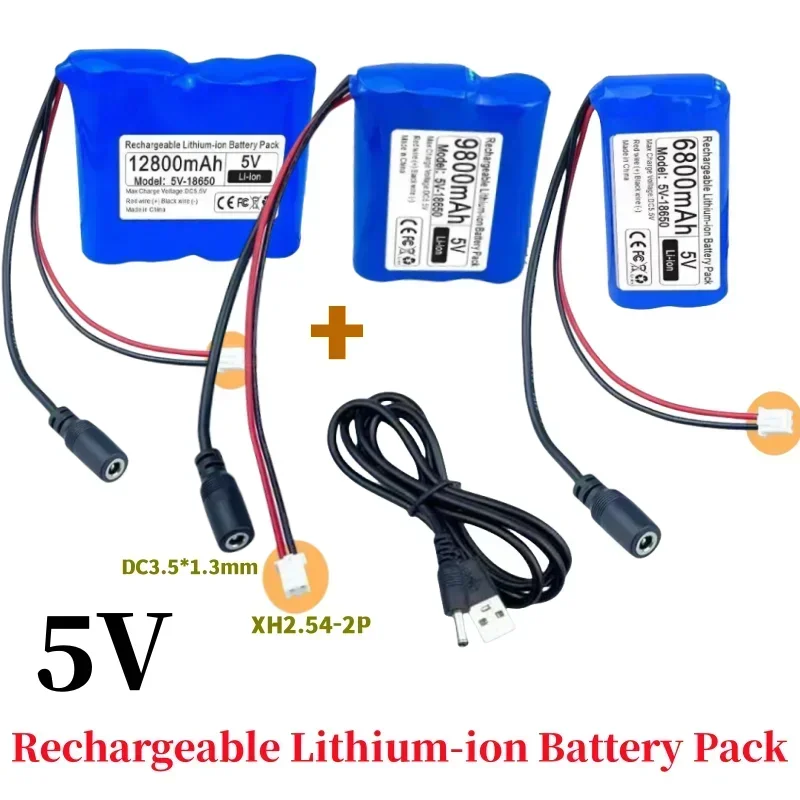 New Rechargeable Single Chip Microcomputer for 5V 6800mAh-12800mAh Lithium Battery Outdoor LED Lamp,USB Fan,Bluetooth Speaker thumbnail 3