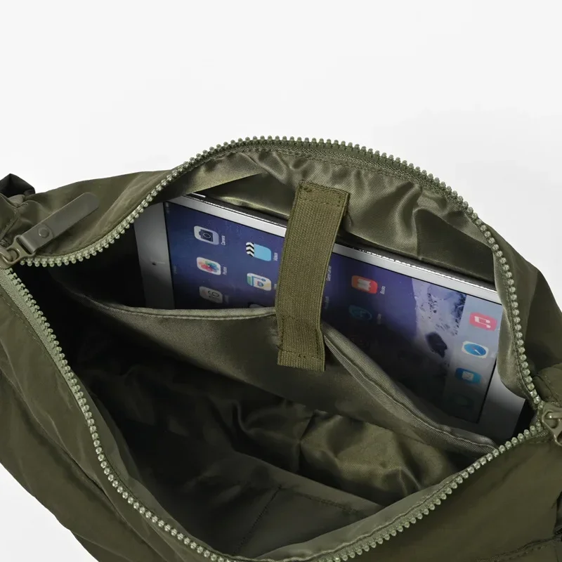 Multi-pocket Men's Nylon Crossbody Bags Large Capacity Women's Laptop Bag Waterproof Travel Shoulder Bag Tote Portable Handbags thumbnail 3