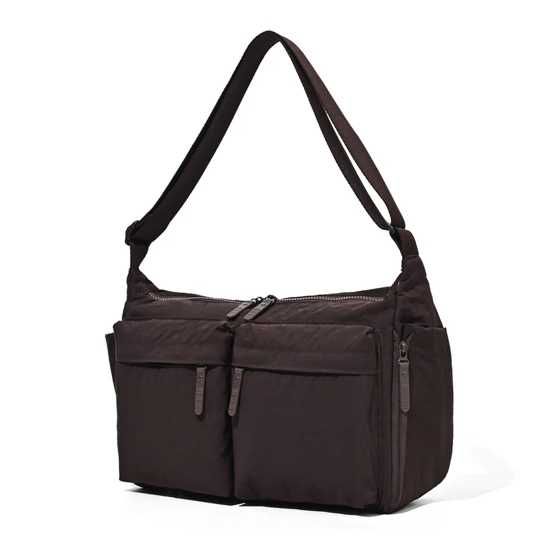 Multi-pocket Men's Nylon Crossbody Bags Large Capacity Women's Laptop Bag Waterproof Travel Shoulder Bag Tote Portable Handbags thumbnail 6