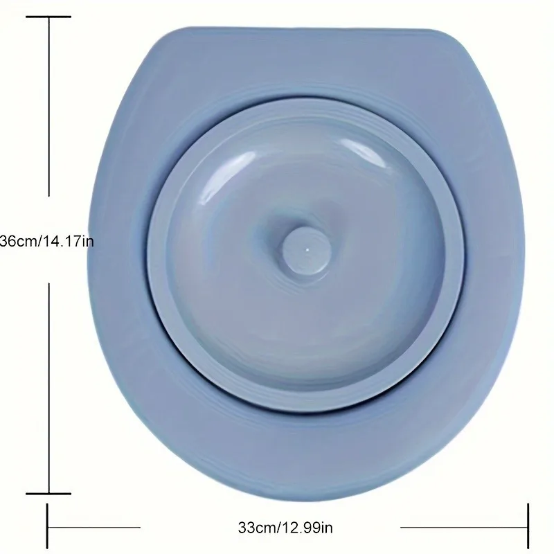 Portable Camping Toilet Lid, Silicone, Fits Standard Toothbrush Buckets, Durable PP Polypropylene, Ideal for Hiking, Emergencies thumbnail 4