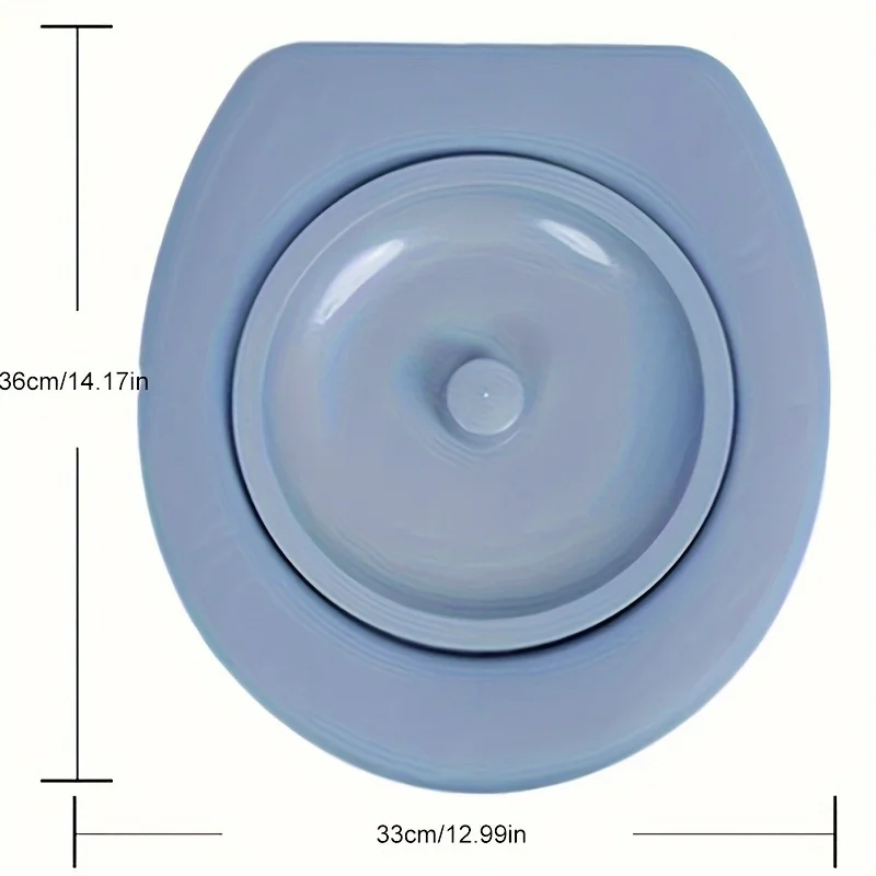 Portable Camping Toilet Lid, Silicone, Fits Standard Toothbrush Buckets, Durable PP Polypropylene, Ideal for Hiking, Emergencies thumbnail 6