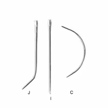 Nylon Hair Track Weft Weave Sew Thread + Needle J+I+C For Clip In Extensions Wig Tools for Hair Extension Accessories thumbnail 6