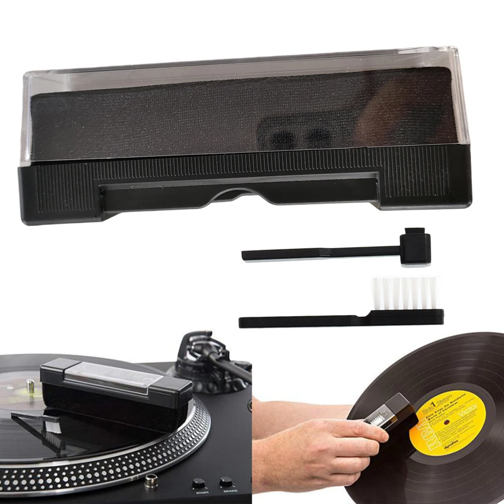 1 Set Anti Static Vinyl Record Cleaner Dust Remover Brush for Phonograph Turntable LP Vinyl Records Cleaning Accessories thumbnail 3