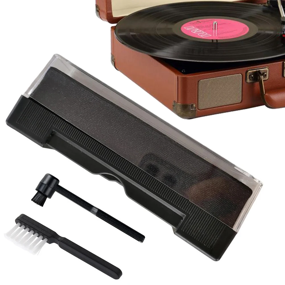1 Set Anti Static Vinyl Record Cleaner Dust Remover Brush for Phonograph Turntable LP Vinyl Records Cleaning Accessories thumbnail 5