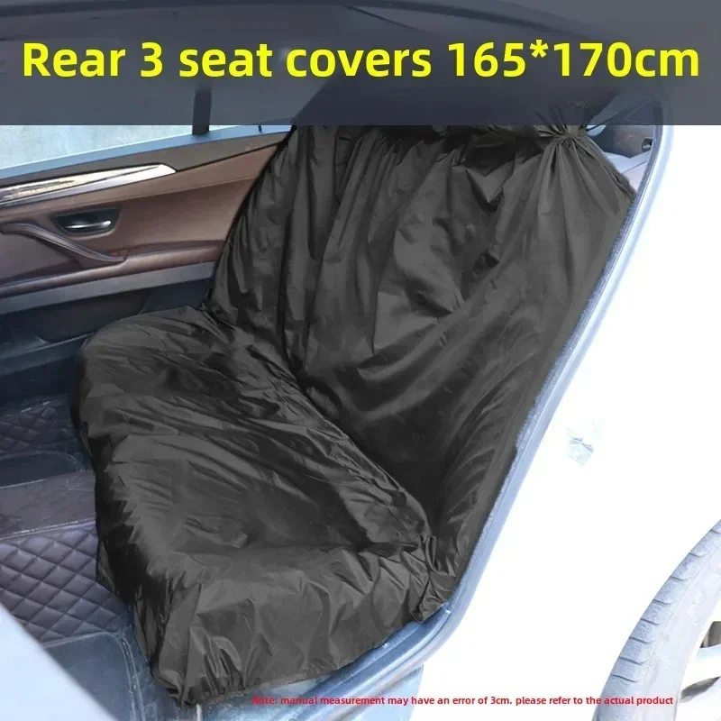 Car Seat Cover for Front Rear Seats Waterproof Antifouling Dust Covers for Steering Wheel Trunk Mat thumbnail 5