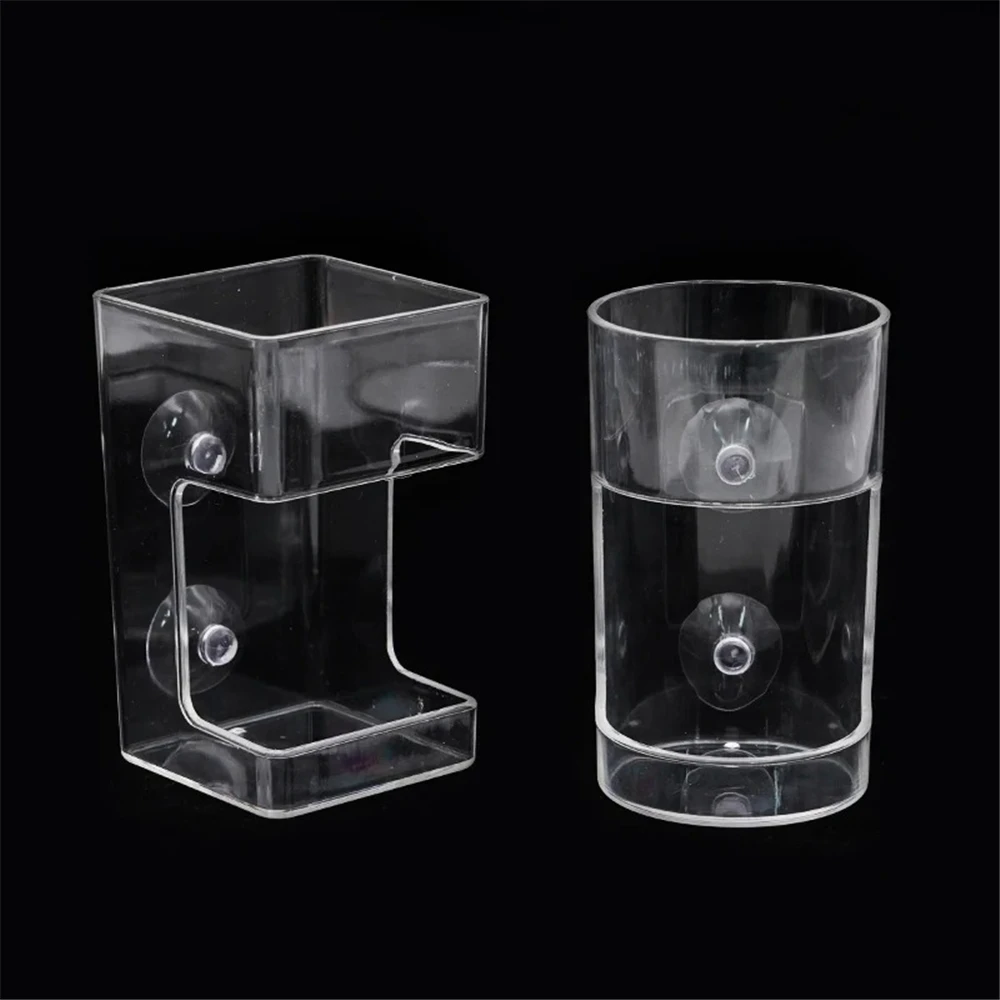 Fish Feeder Holder Prevent Pollution Floating Fixed Feeder with Tray Aquarium Supplies thumbnail 6