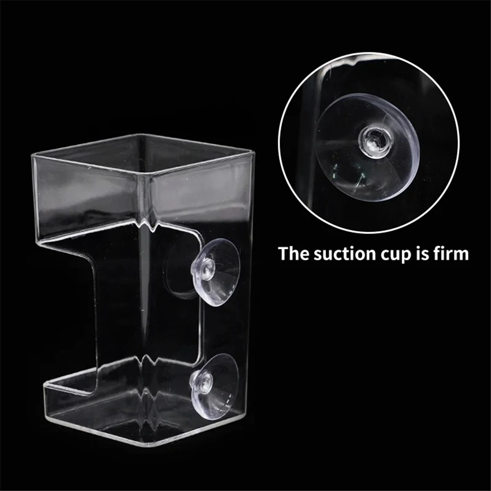 Fish Feeder Holder Prevent Pollution Floating Fixed Feeder with Tray Aquarium Supplies thumbnail 5